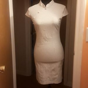 Chinese dress body tight stretchy